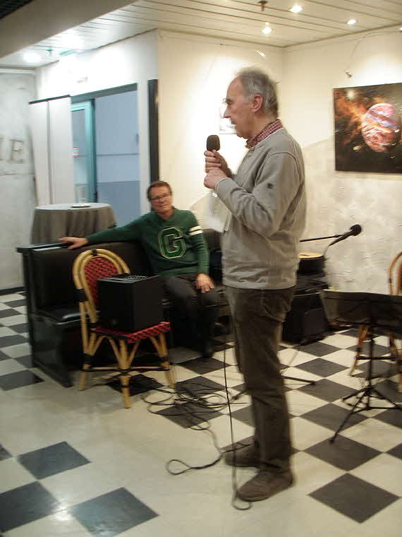 Vernissage INTERSTELLAR - Angelina Bke 17.02.2024 - Uli Whler und Lutz Dumbert